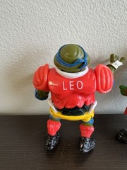 Teenage Mutant Ninja Turtles Football Leo & Baseball Raph TMNT Vintage 1991