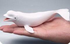 Beluga Whale Sea Animal Toy PVC Action Figure Doll Kids Toys Party Gifts