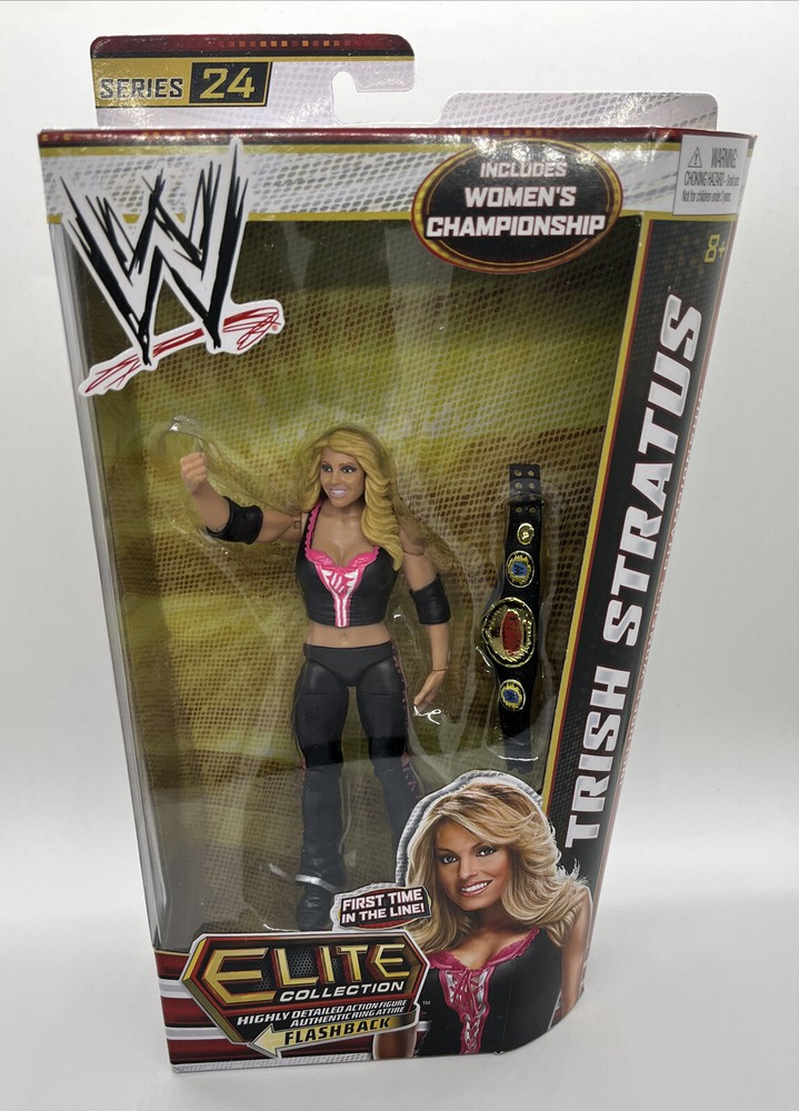 WWE Elite Trish Stratus Series 24 Wrestling First Time In Line Womens Belt