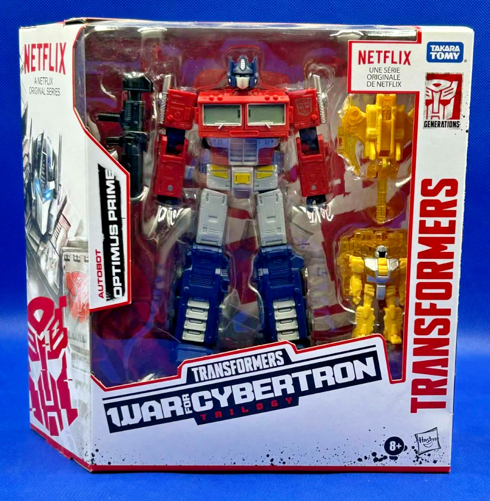 Transformers War for Cybertron Trilogy Netflix Optimus Prime Autobot Figure NEW