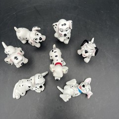 Disney 101 Dalmatians 7 Figures Dogs PVC Cake Toppers Toys Small Characters