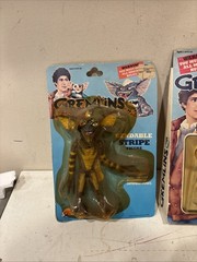 LJN Gremlins Gizmo Poseable Mogwai Action Figure, Plastic, 1984 Vintage & Stripe