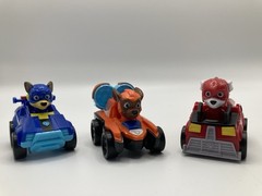 Lot Of 3 Paw Patrol Collectible Vehicles Designed For Children Aged 3 And Up.
