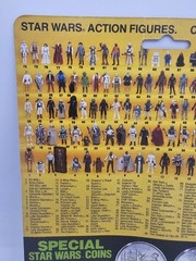 Vintage Kenner Star Wars Power Of The Force EV-9D9 Droid Last 17 -Coin On Card-