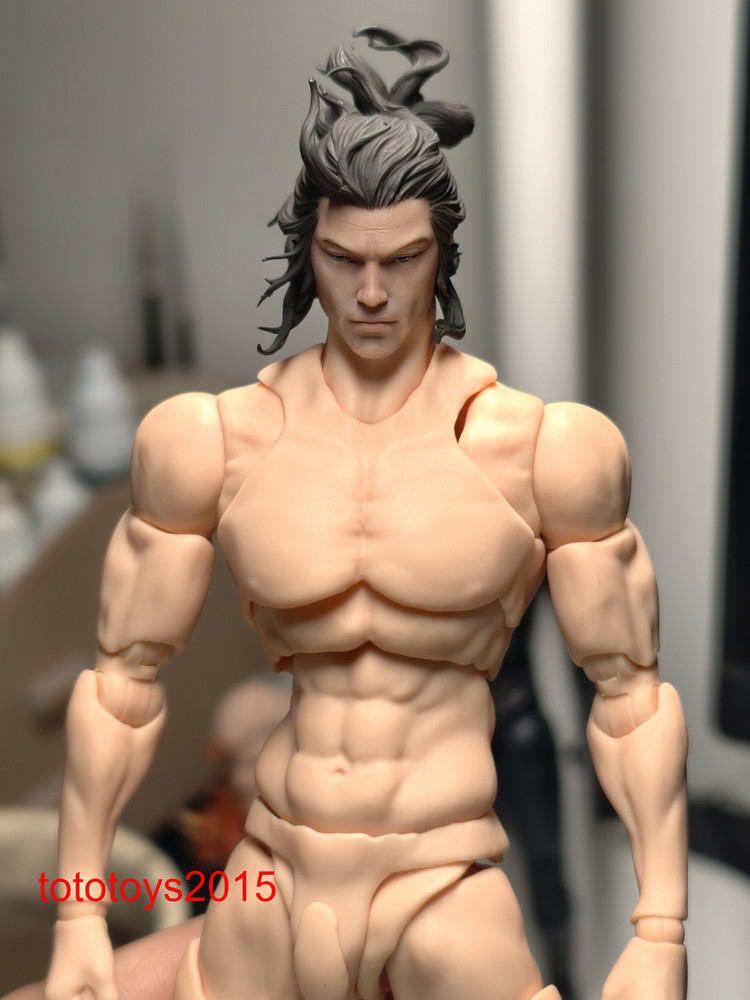 1:6 1:12 1:18 Samurai swordsman Miyamoto Musashi Head Sculpt Fit Male Figure