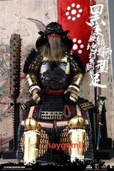 COOMODEL SE074 Japanese Samurai METAL BLACK LION ARMOR 1/6 LEGENDARY VER figure