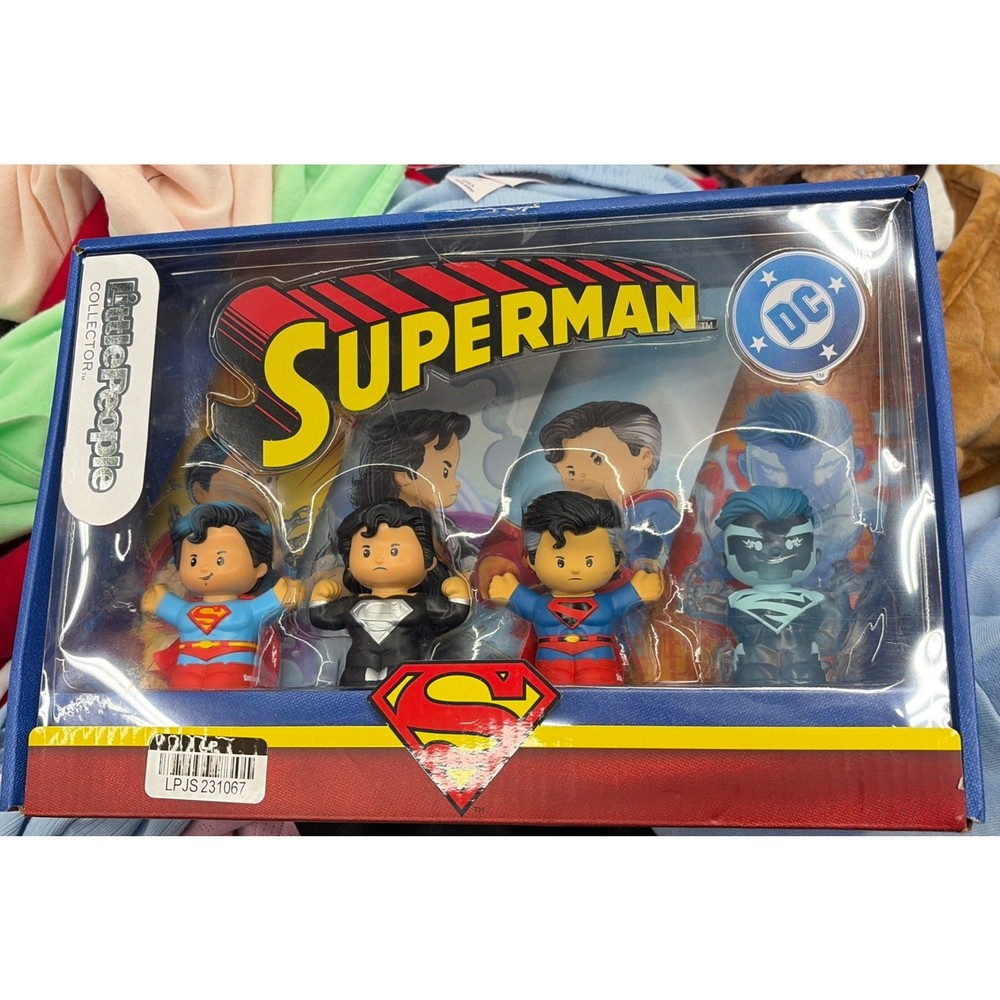 Fisher-Price Little People Collector DC Superman 4-Figure Special Edition Set