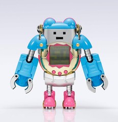 BANDAI CHOGOKIN TAMAGOTCHI ROBO 100mm Action Figure w/ Tracking NEW