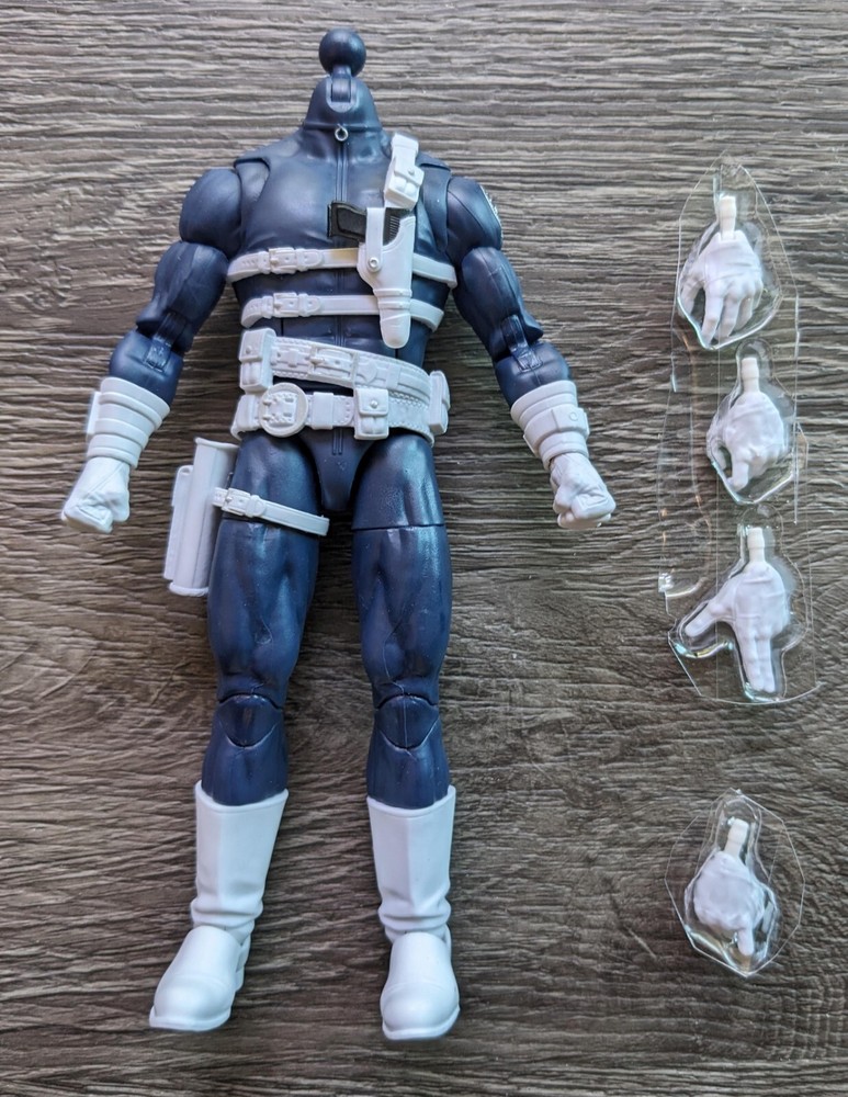 Marvel Legends NICK FURY BODY Agent Trooper Custom Fodder (Shield 3 Pack)