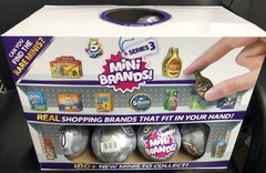 5 surprise mini brands series 3 * New Gray Color Capsule * 24 Ball Box. In Hand
