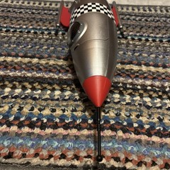 Vintage Rocket Ship Playset Strangeco IWG Toys Classic Galactic Silver Edition