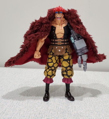 KC-KD-LTC: 1/12 Wired Fur Coat for One Piece SHF Eustass Kid Action Figure