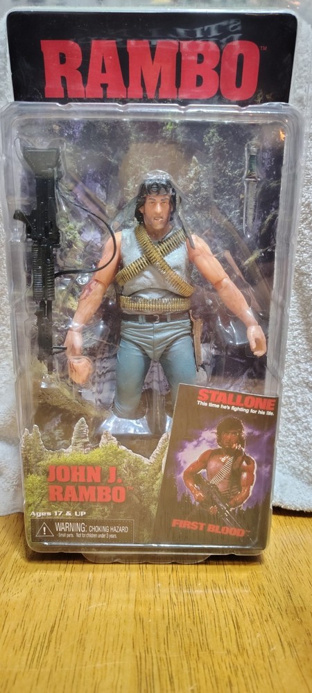 NECA First Blood Series John J Rambo Action Figure