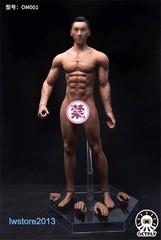 OCTPLY 1/6 OM001 Suntan Skin Man 12″ Male Silicone Action Figure Body 12inch Toy