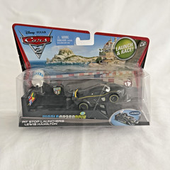 Disney Pixar Cars 2 Pit Stop Launchers Lewis Hamilton – Brand New