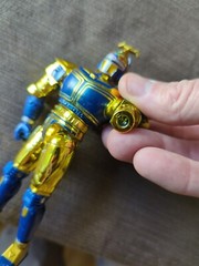 BeetleBorgs 6″ Action Figure Lot Of 3 Gold Purple Green incomplete
