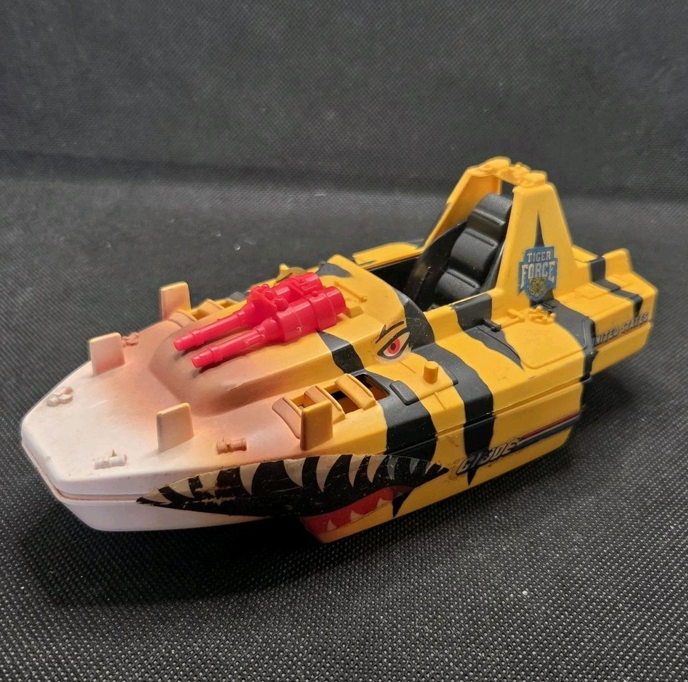 Hasbro VTG 1989 G.I. Joe Tiger Force Tiger Fish Boat Vehicle Incomplete Boat Toy