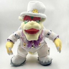 Super Mario Odyssey King Bowser Wedding Costume Plush Toy Figure Doll 14″