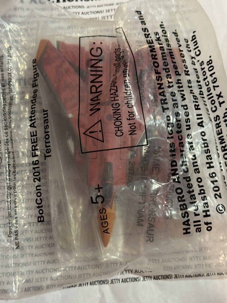 Botcon 2016 Transformers Attendee Only Terrorsaur Souvenir Combiner Wars New