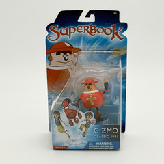 CBN’s Superbook Action Adventure Figure Gizmo Classic 1981 NIB Circa 2014