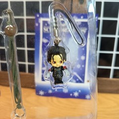 KEWPIE Baby as EDWARD SCISSORHANDS 1″ Mini Figure KEYCHAIN CHARM Movie Toy 2008