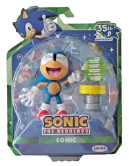 Jakks Sonic The Hedgehog 35th Anniversary SONIC w Trap Spring 4″ Figure NEW 2026