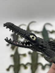 Crocodile / Alligator Plastic Animal Toy Figure Lot Of 11