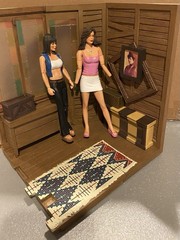 Incomplete SOTA Toys Charmed Attic Playset & Phoebe & Paige Figure Missing Hands