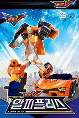 TOBOT V ALPHA PLUS Alphaplus Transforming Robot Sports Car Figure Young Toys