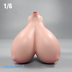 1:6 Suntan Super Large Breast Bust Cover Model For 12” Female TBL Figure Body