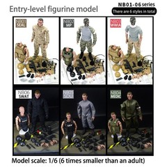 12 inch Military Soldiers Realistic Special Forces Army Man Action Figures Pl…