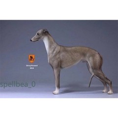 MrZ 1/6 Greyhound Pet Dog Animal Model Resin Figure Decor Toy Ornament Accessory