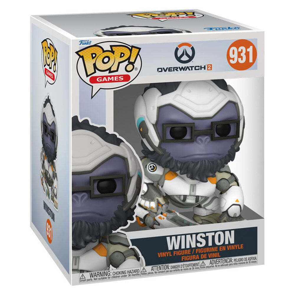 Funko Pop Games Super Overwatch 2 Winston Vinyl Figure Ages 3 Years and Up
