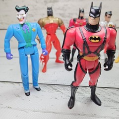 Kenner DC Batman Vintage Figure Lot 1990’s Robin Batman Animated 5″ 10 Figures