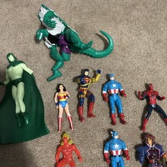 Lot Of 20 Mix Random Action Figures!!!!!!!