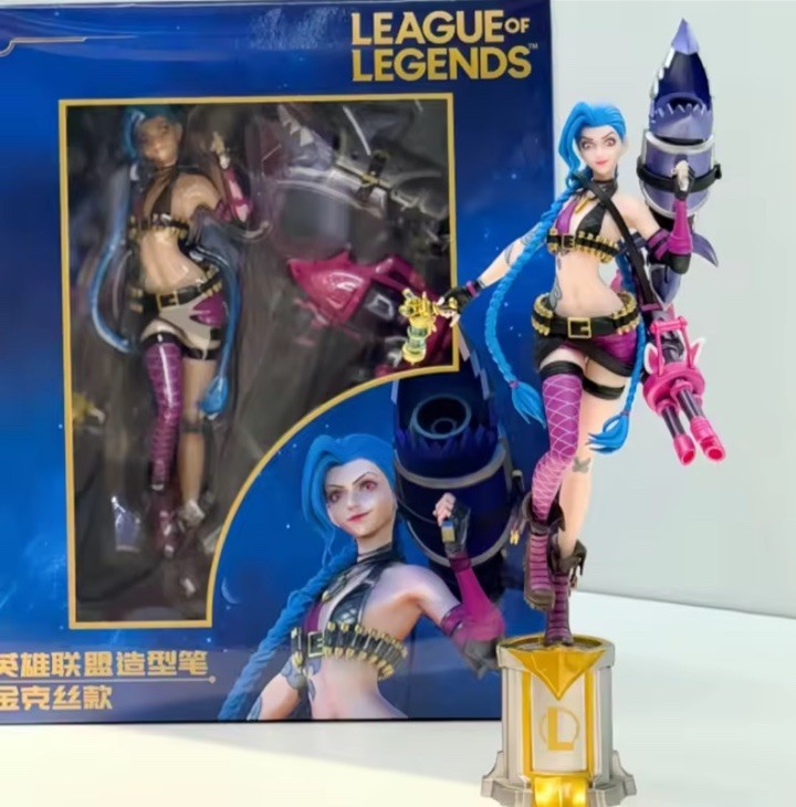 Official League of Legends LOLCMGE Jinx Model FIGURES In Stock