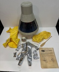 Vintage GI Joe Official Space Capsule & Astronaut Space Suit & Box 1966 Hasbro