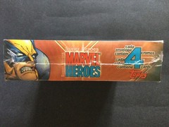 2001 TOPPS BRAZIL MARVEL HEROES SUPER HEROES SEALED BOX (24 PACKS) IN PORTUGUESE