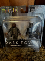 2017 MINI MATES DARK TOWER FIGURES MINT NRFP THE GUNSLINGER & TRACKER