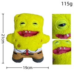 Fuggler Spongebob Patrick Star Plush Toys Funny Ugly Monster Tooth Birthday Gift