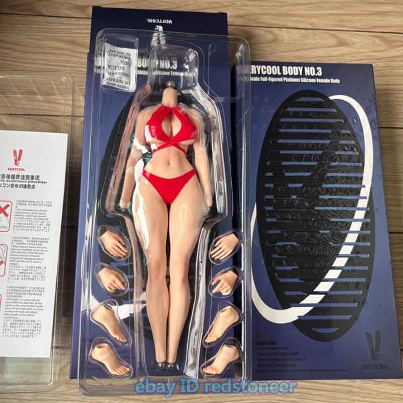 VERYCOOL Silicone Body Fit 1/6 Female Action Figure Model Collection 12”