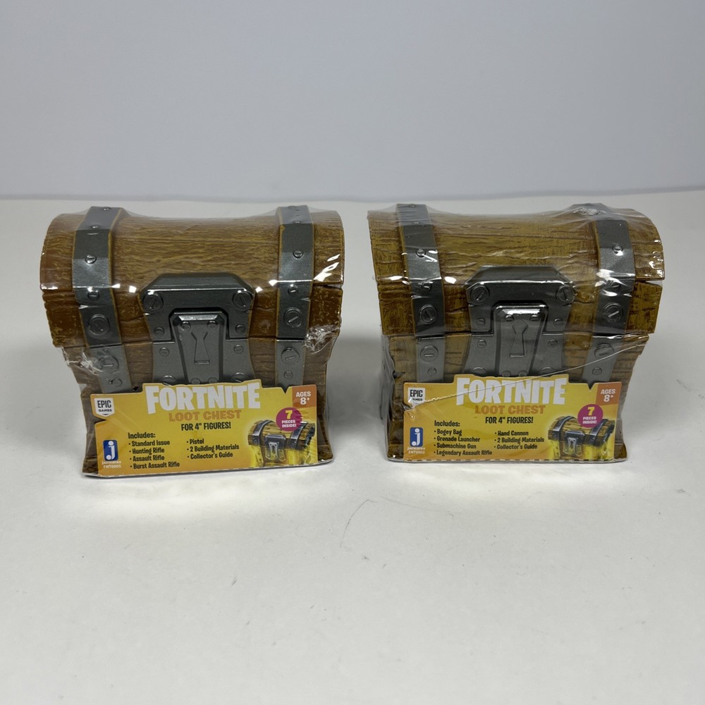 SEALED Fortnite Loot Chest LOT for 4″ Figures Standard Issue Bogey Bag