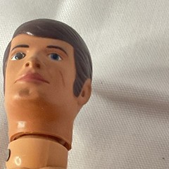 GI JOE Mike Powers 12” Action Figure Brunette Vintage Hasbro