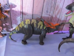 Lot of 6 Made in Indonesia Dinosaurs moveable arms and legs