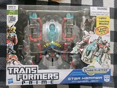 Transformers Prime Cyberverse Star Hammer w/Wheeljack MISB