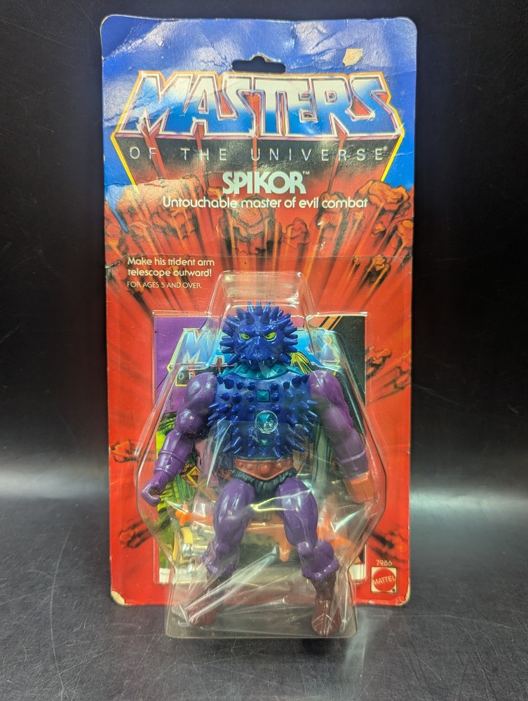 ORIGINAL 1984 Spikor NOC Masters of the Universe MOTU Action Figure Mattel RARE!