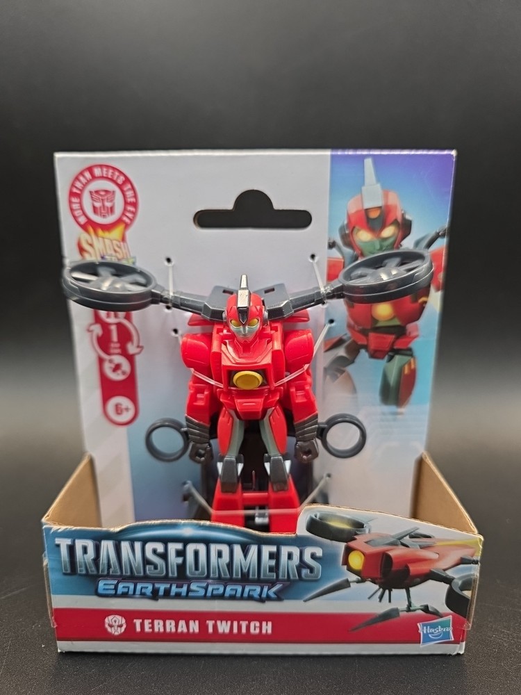 Transformers Earthspark 1 Step Smash Twitch Action Figure