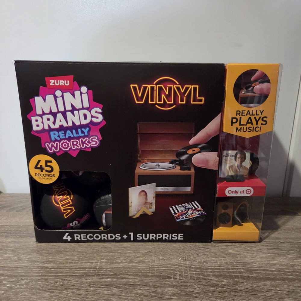 LOT OF 9 Plus DISPLAY CASE – ZURU Mini Brands Really Works Vinyl Capsules