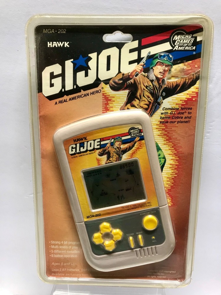 G.I. JOE / HAWK / MICRO GAMES OF AMERICA / 1990 / HAND HELD VIDEO GAME / MISP