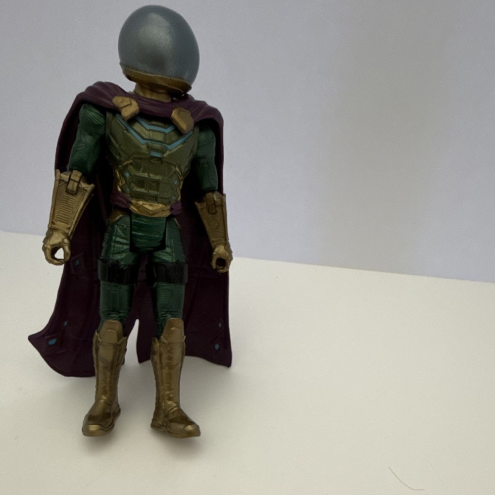 Marvel Mysterio Action Figure 2019 Gold Boots Purple Cape Green Gold Plastic